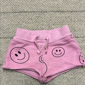 COZii Pink Smiley Face Kids Shorts 12-18mo